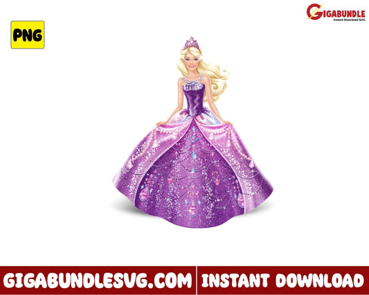 Barbie Princess Png Girl Movie - Instant Download