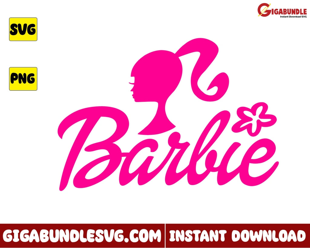 Barbie Svg Logo Girl Cartoon - Instant Download