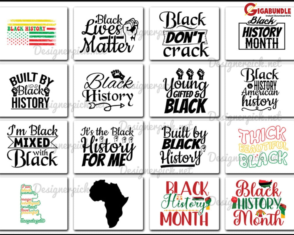 Black History Svg Bundle Png Afro Woman Juneteenth Svg Unapologetically Hella Queen Black King