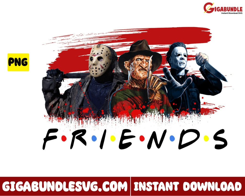 Blood Png Horror Friends Movies Character - Instant Download