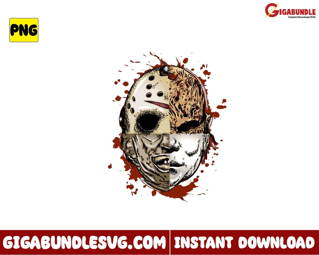 Blood Png Jason Voorhees Horror Movies Character Halloween - Instant Download