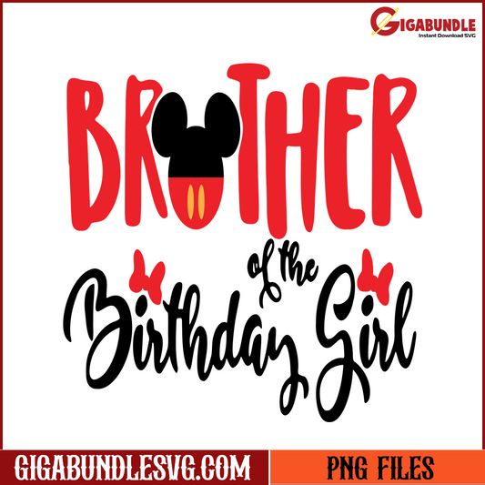 Brother Of The Birthday Girl Mickey 