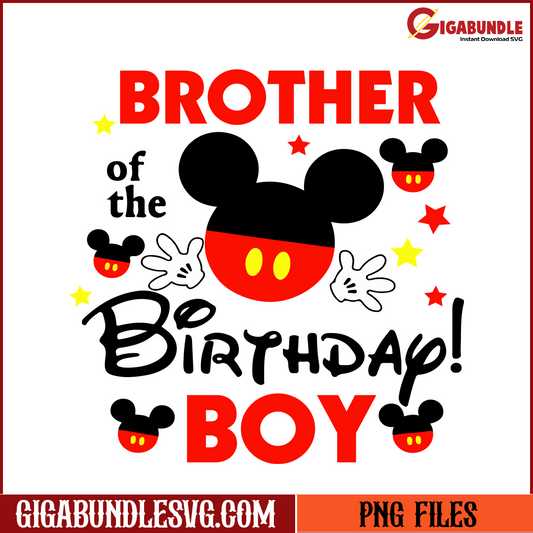 Mickey Brother of The Birthday Boy 