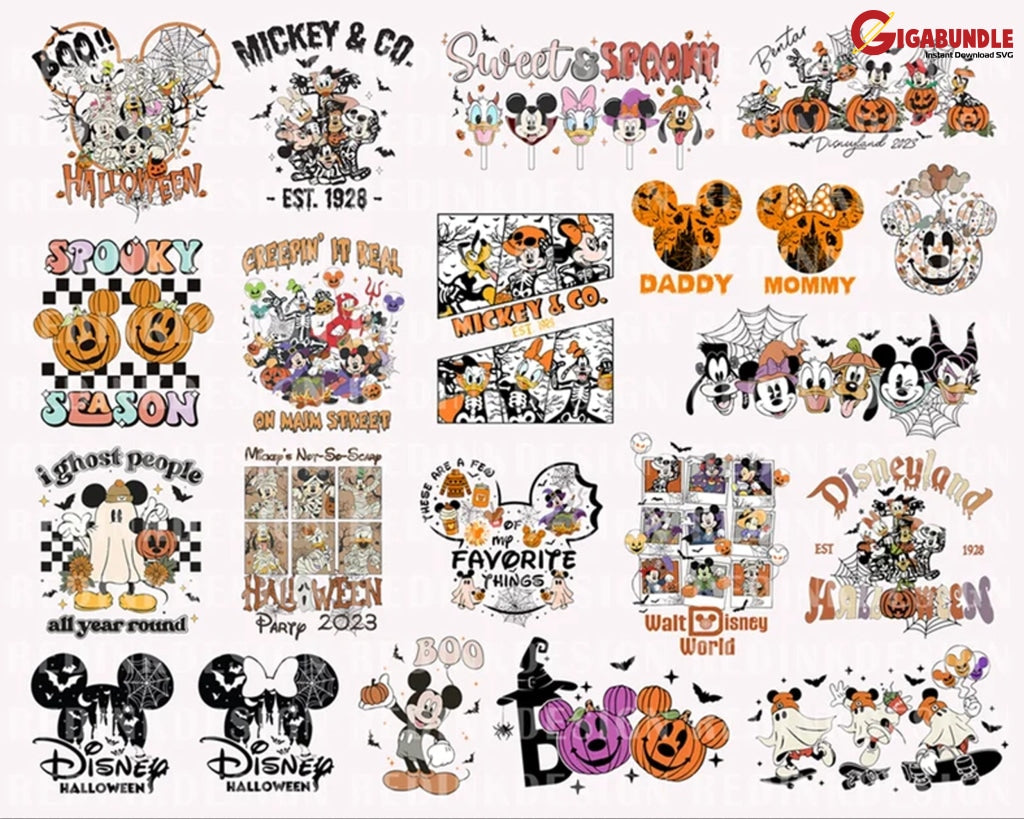 Bundle Halloween Png Png Spooky Trick Or Treat Retro Svg