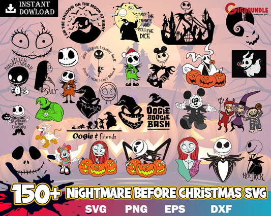 Bundle The Nightmare Before Christmas Png