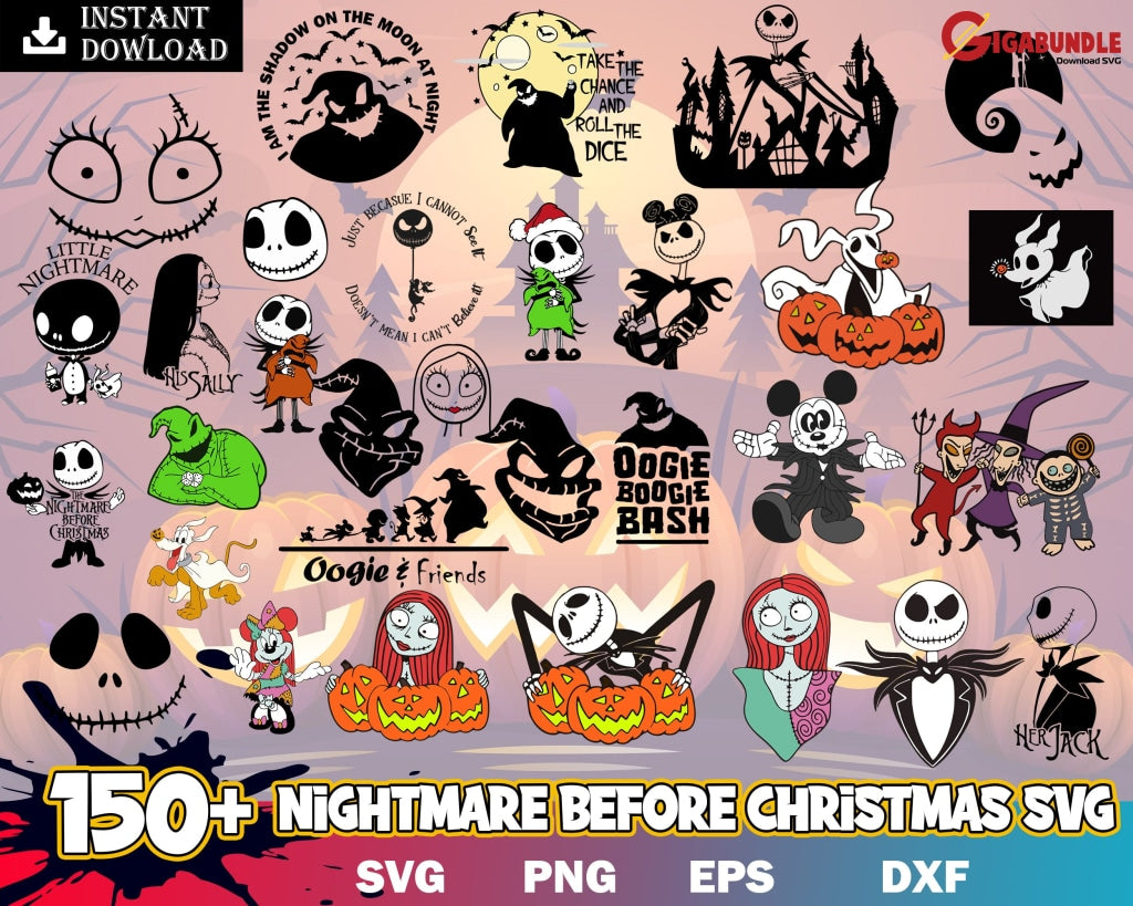 Bundle The Nightmare Before Christmas Png