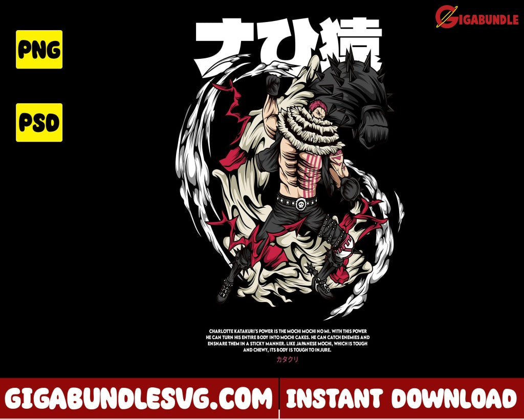 Charlotte Katakuri Png One Piece Anime - Instant Download