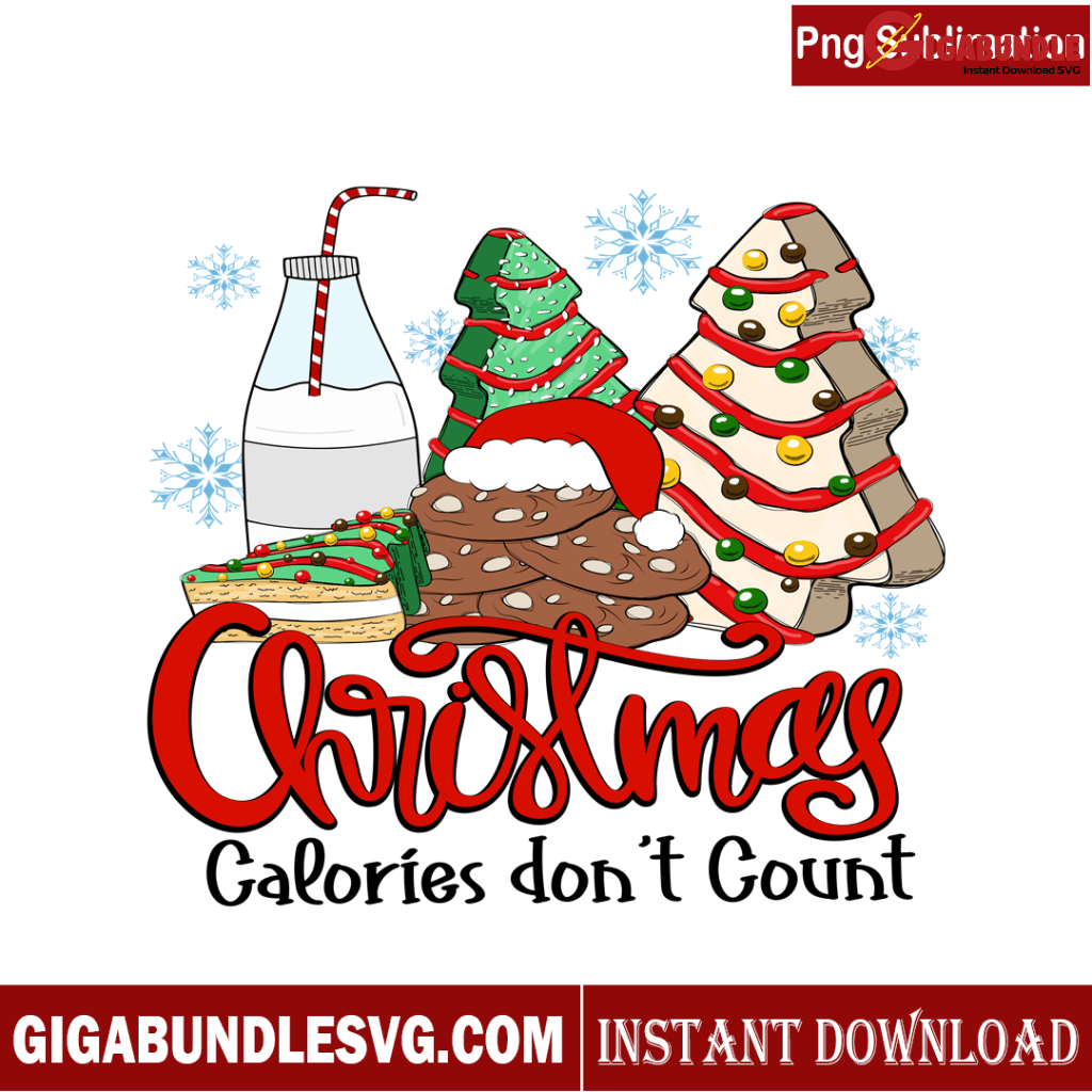 Christmas Calories Don't Count PNG