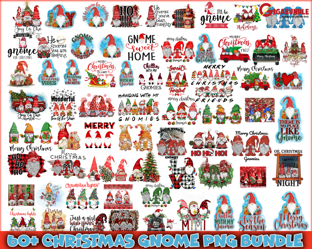 Christmas Gnome Png Merry Gnomes Design Sublimation Family