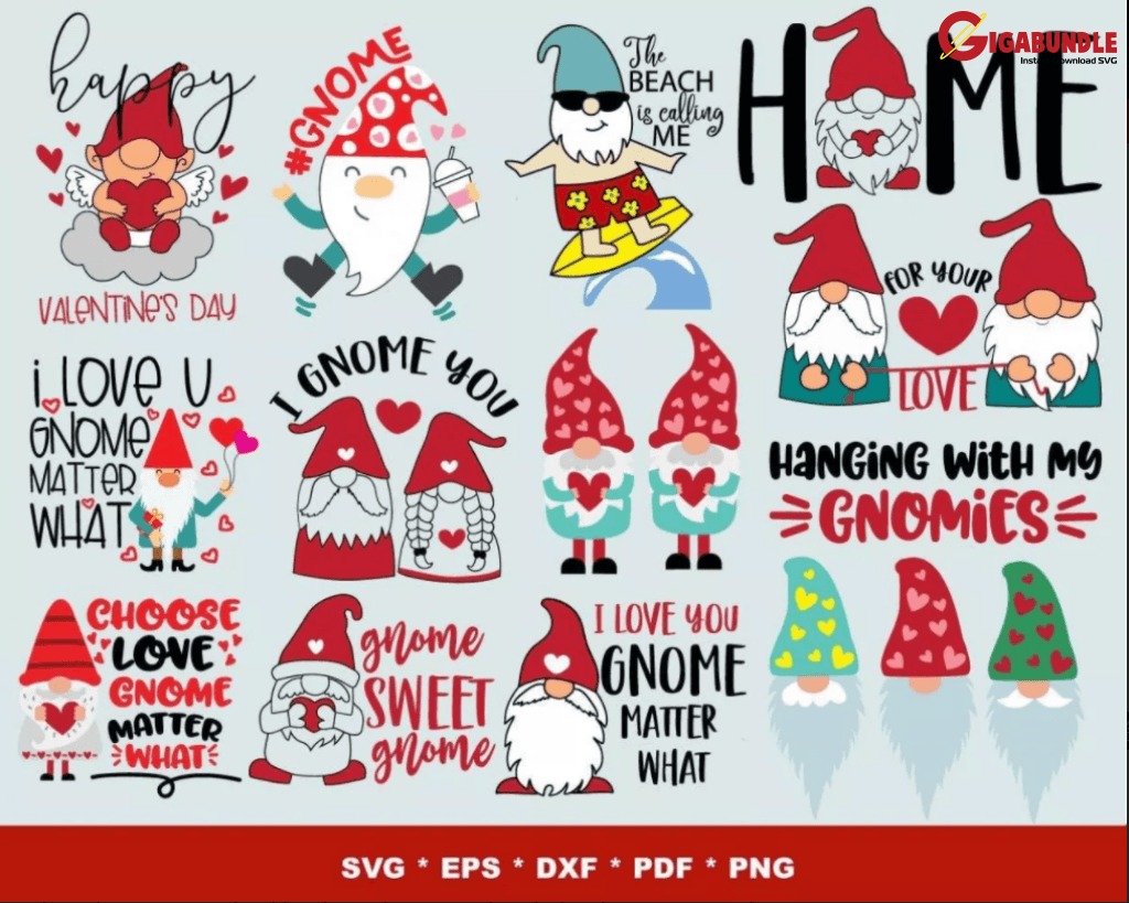 Christmas Gnome Svg Png Funny Files Merry Sublimation Designs
