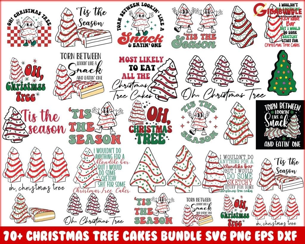 Christmas Tree Cake Png Cakes Svg Tis The Season Oh Funny Designs