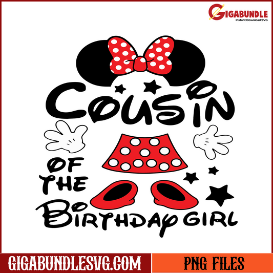 Cousin of The Birthday Girl Disney Minnie