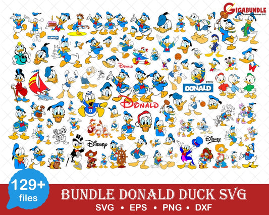 Disney Donald Duck Svg Bundle Files For Cricut Silhouette