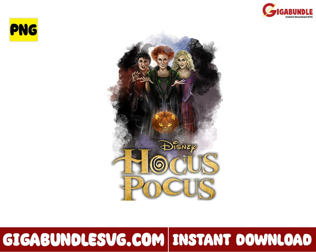 Disney Hocus Pocus Png Sanderson Sister Witch Halloween - Instant Download