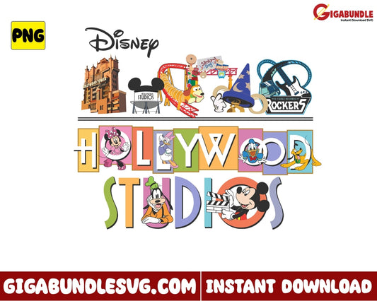 Disney Hollywood Studios Png Mickey - Instant Download