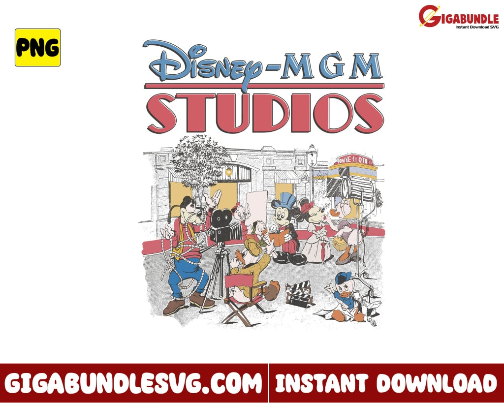 Disney Mgm Studios Png Hollywood - Instant Download