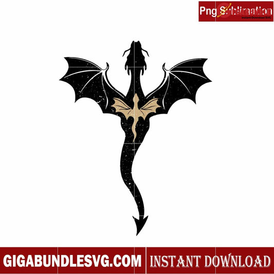Black Dragon Fourth Wing PNG