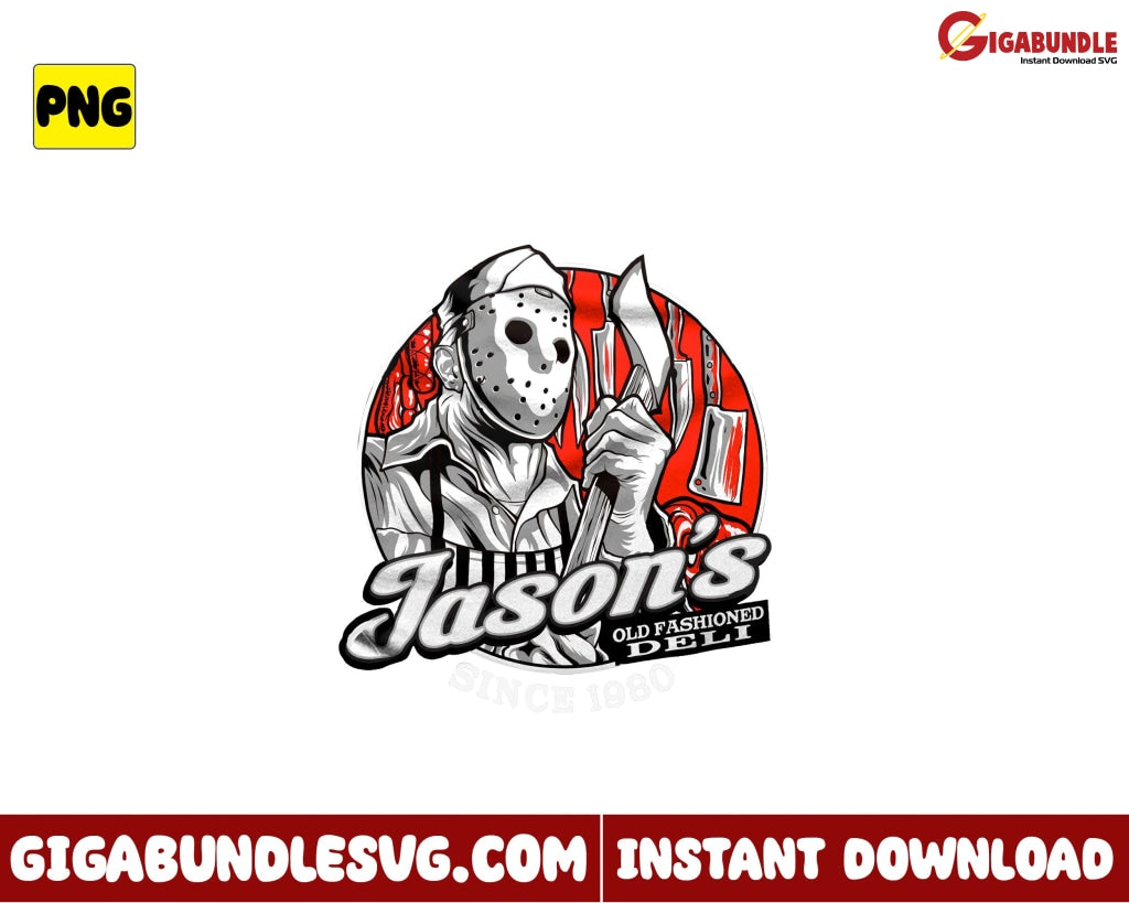 Friday The 13Th Png Jason Voorhees Horror Movies Character Halloween - Instant Download