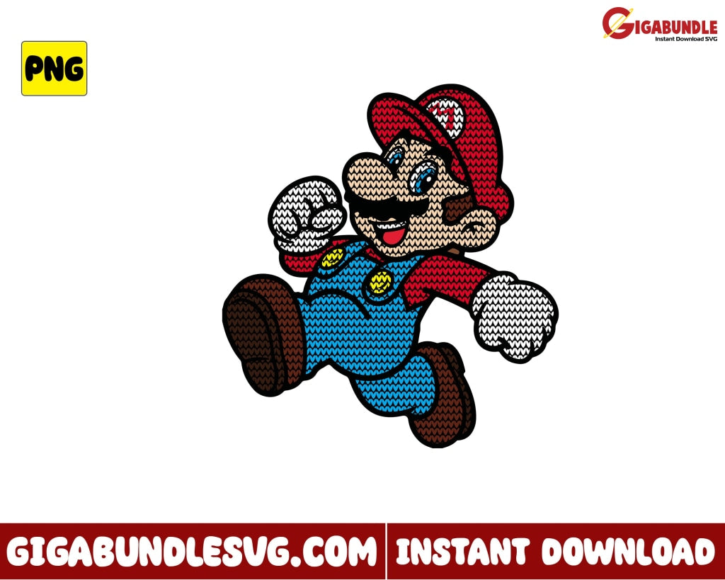 Funny Mario Png Game Super - Instant Download
