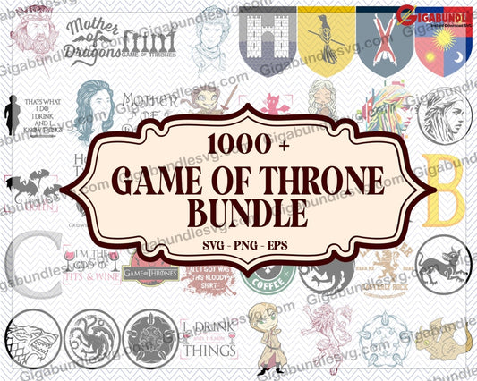 Game Of Thrones Svg Bundle Png Dxf Eps
