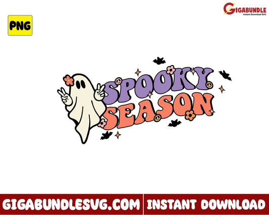 Ghost Png Spooky Season Halloween - Instant Download