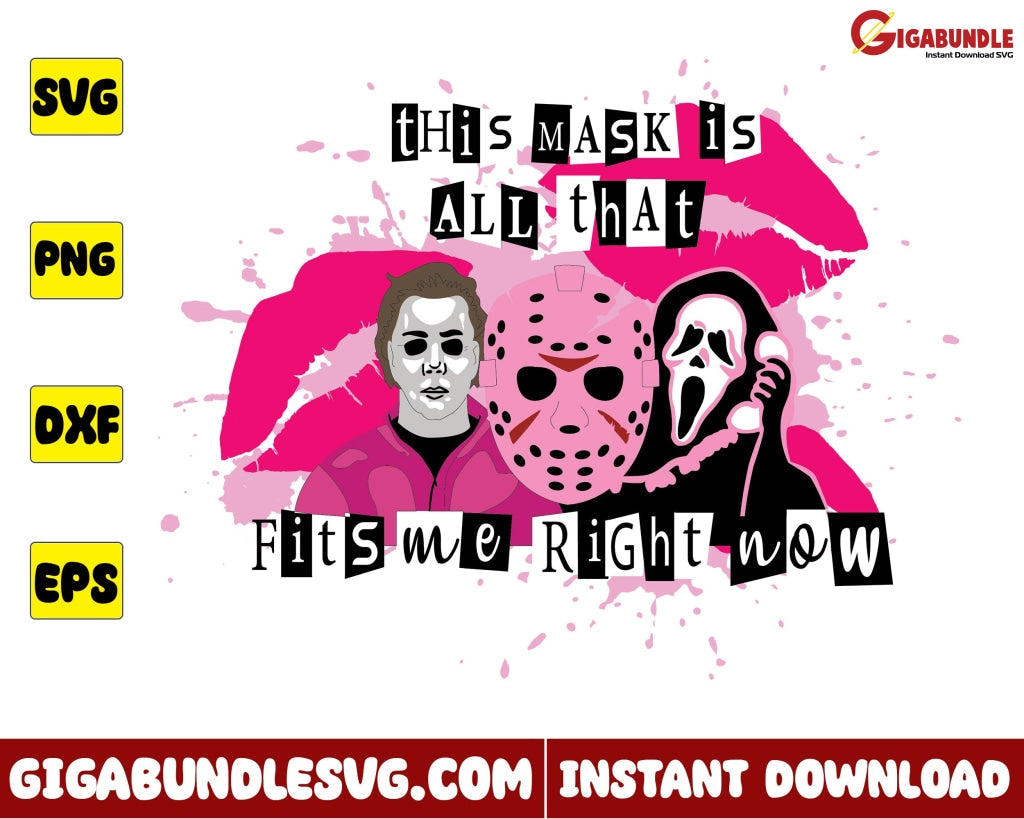 Ghostface Svg Jason Voorhees Michael Myers Mean Girls Horror Halloween - Instant Download