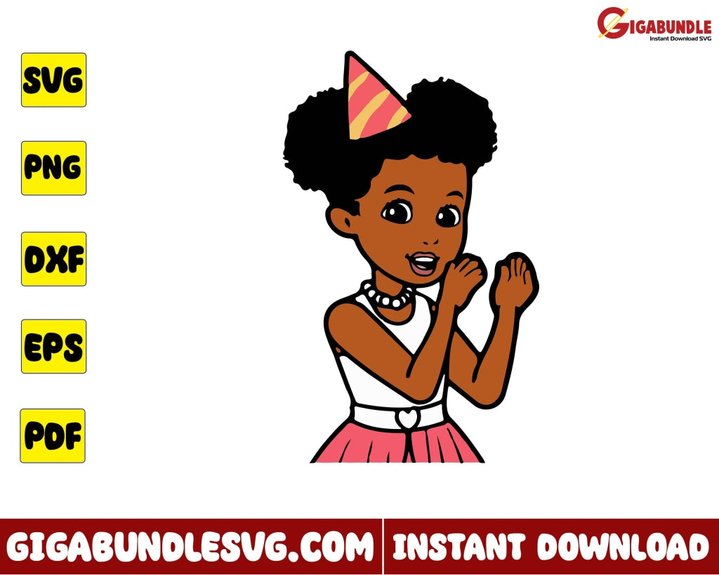 Gracies Girl Birthday Svg Corner Kids Song - Instant Download