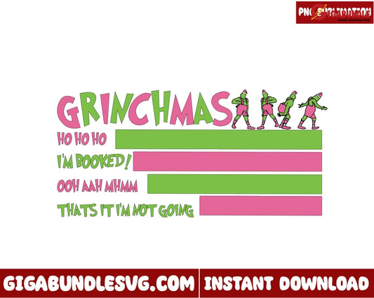 Grinchmas Png Christmas Png - Instant Download