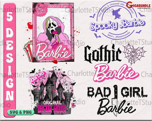 Halloween Babe Png Bundle Girl Pngcome On Barbie Lets Go Party Png