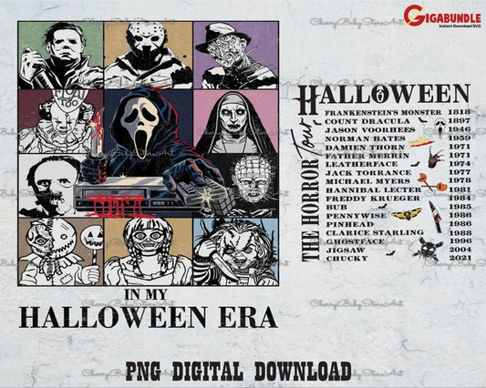 Halloween Era Png Horror Movie Character Png Eras Tour