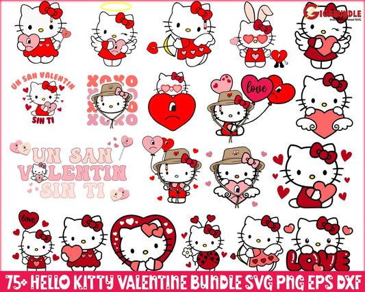 Hello Cat Heart Love Png Bundle Hearts Png Valentine Cupid Be My Digital Download