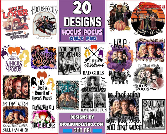 Hocus Pocu Png Bundle Halloween Png Sandersonn Sisterss