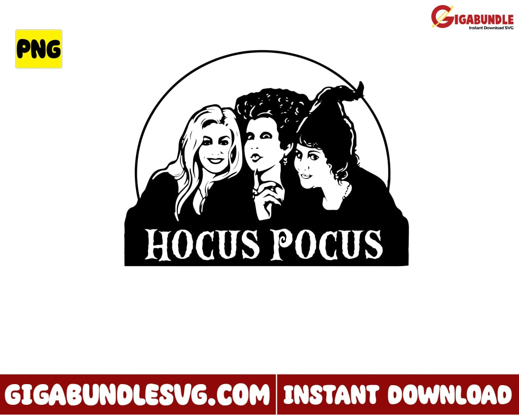 Hocus Pocus Movie Png Sanderson Sister Witch Cartoon Halloween - Instant Download