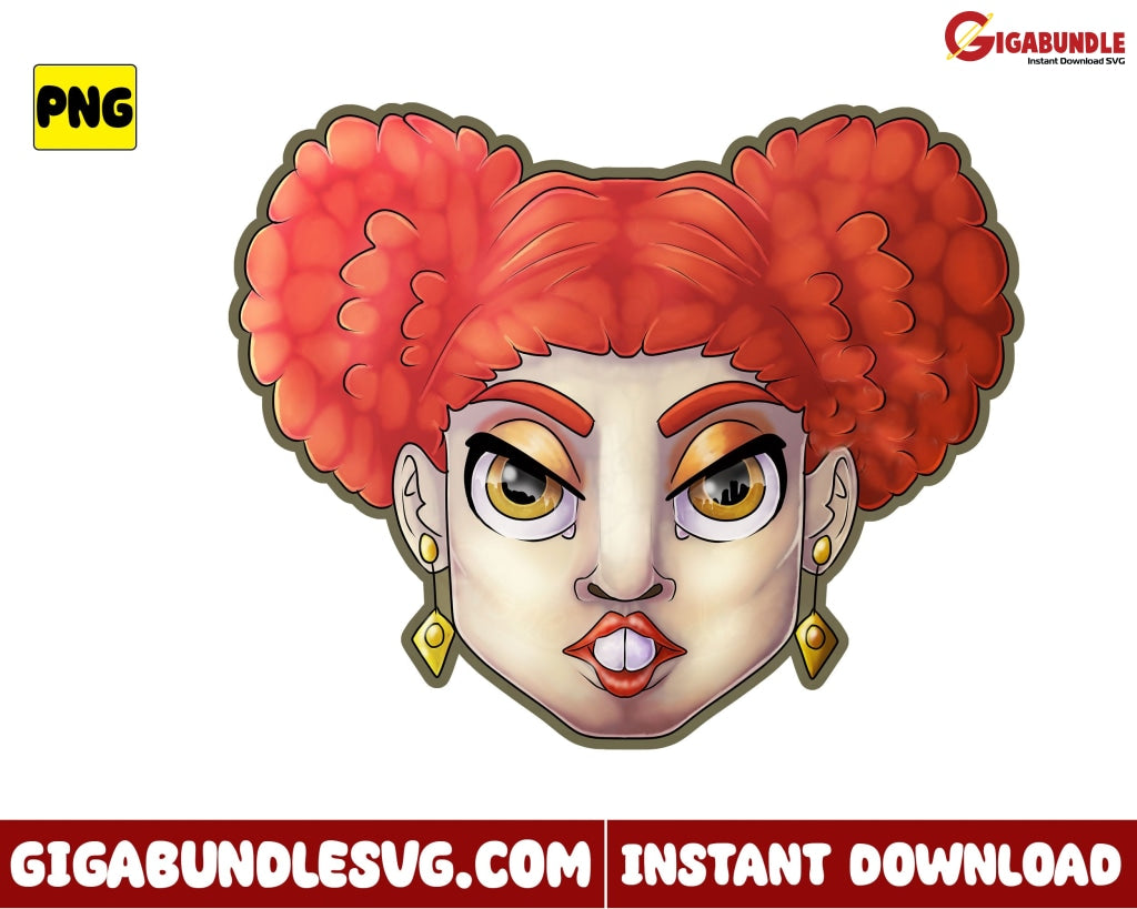 Hocus Pocus Png Winifred Sanderson Face Sister Halloween - Instant Download