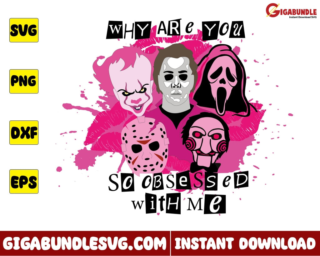 Horror Character Svg Movies Mean Girls Halloween - Instant Download