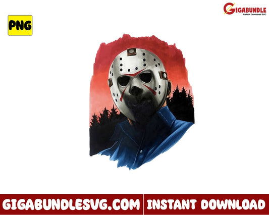 Horror Png Jason Voorhees Movies Character Halloween - Instant Download