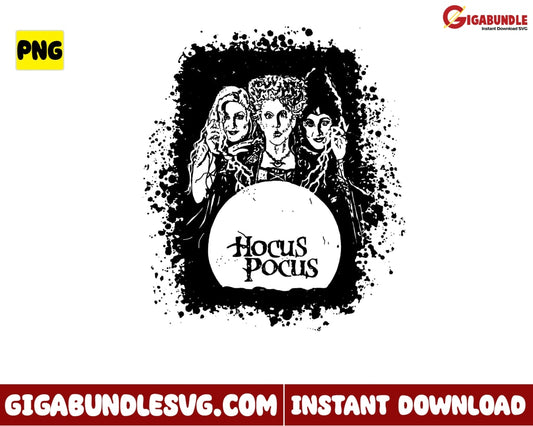 Horror Png Witch Hocus Pocus Sanderson Sister Halloween - Instant Download