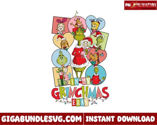 grinch eras png, christmas