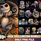 Jack Skellington Png Bundle Horror Movie Happy Halloween The Nightmare Before Christmas Png Digital