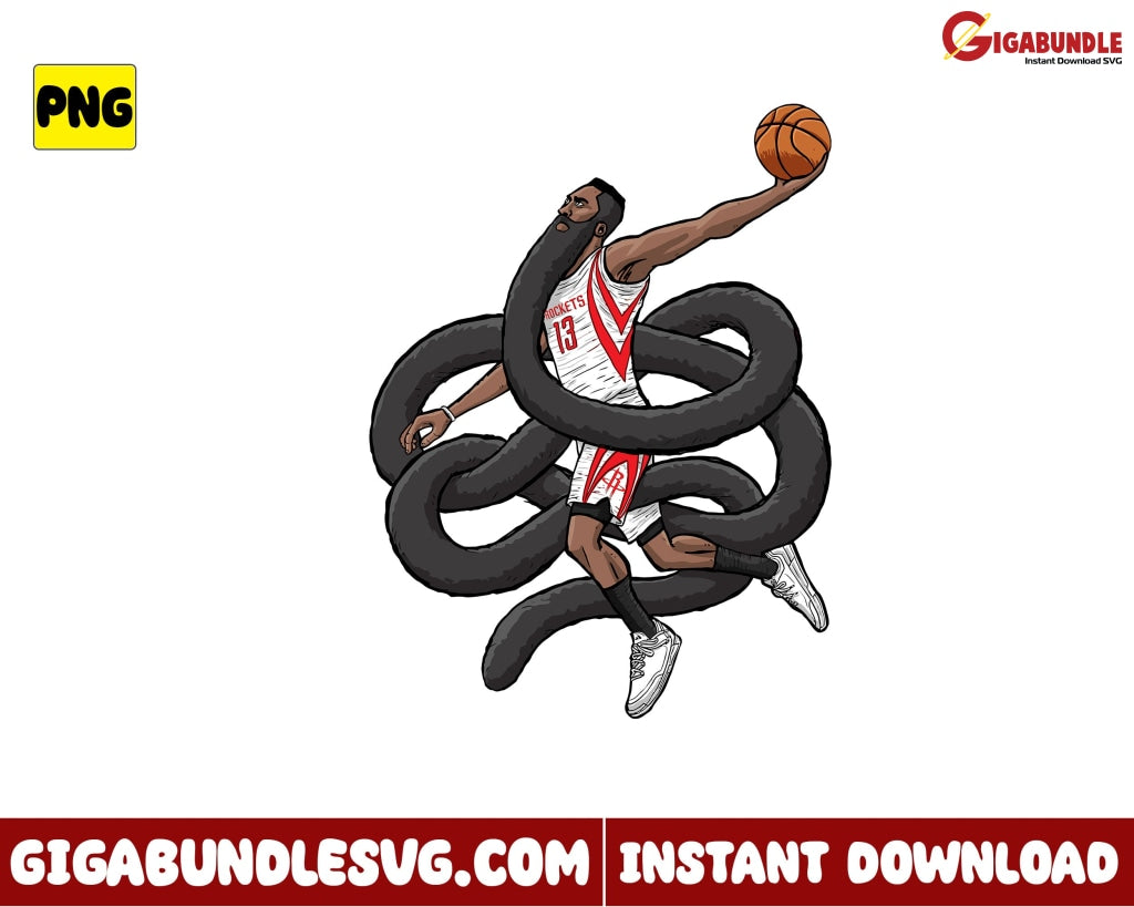 James Hharden Png Basketball Nba New Nba Bootleg - Instant Download