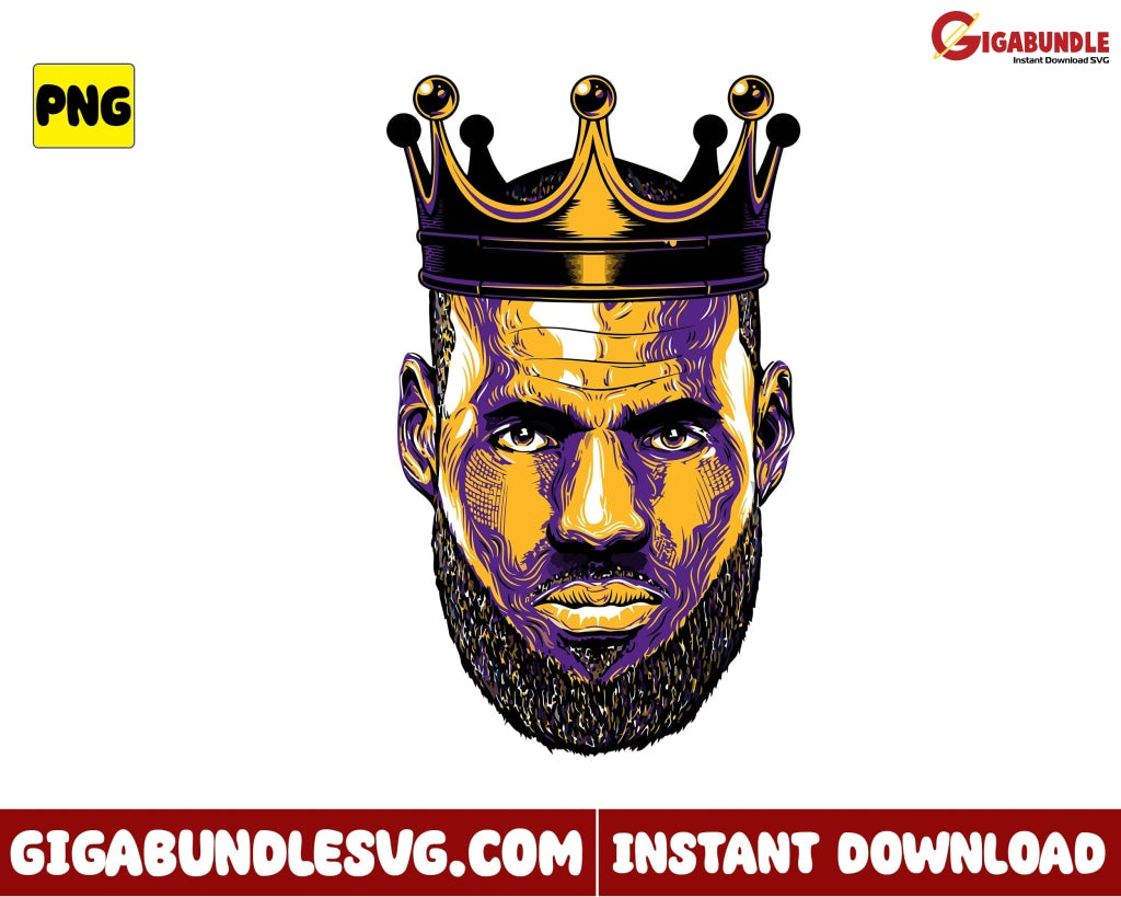 James King Png Lebron Basketball New Nba Bootleg - Instant Download