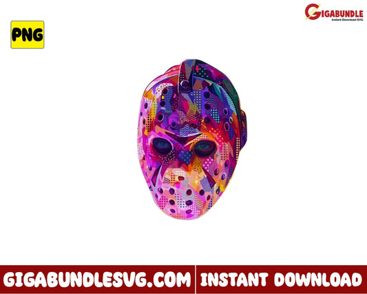 Jason Mask Horror Png Movies Character Halloween - Instant Download