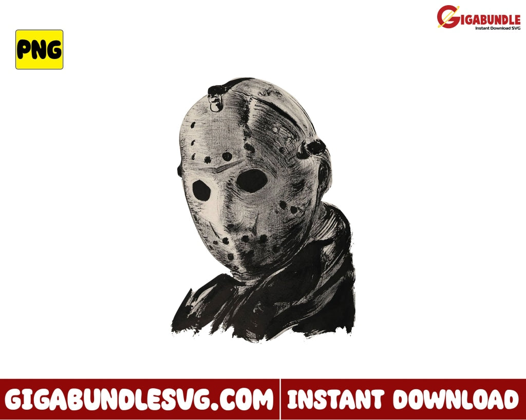 Jason Voorhees Horror Png Movies Character Halloween - Instant Download