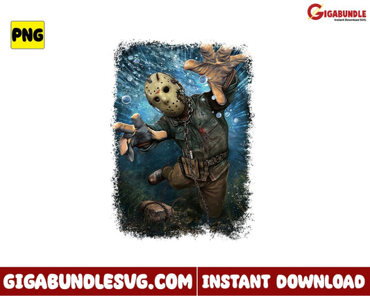 Jason Voorhees Horror Png Movies Character Halloween - Instant Download