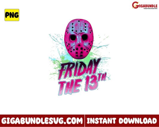 Jason Voorhees Png Halloween - Instant Download