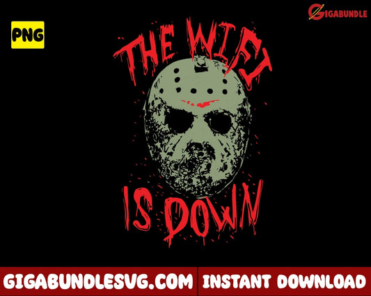 Jason Voorhees Png The Wifi Is Down Horror Movies Halloween - Instant Download