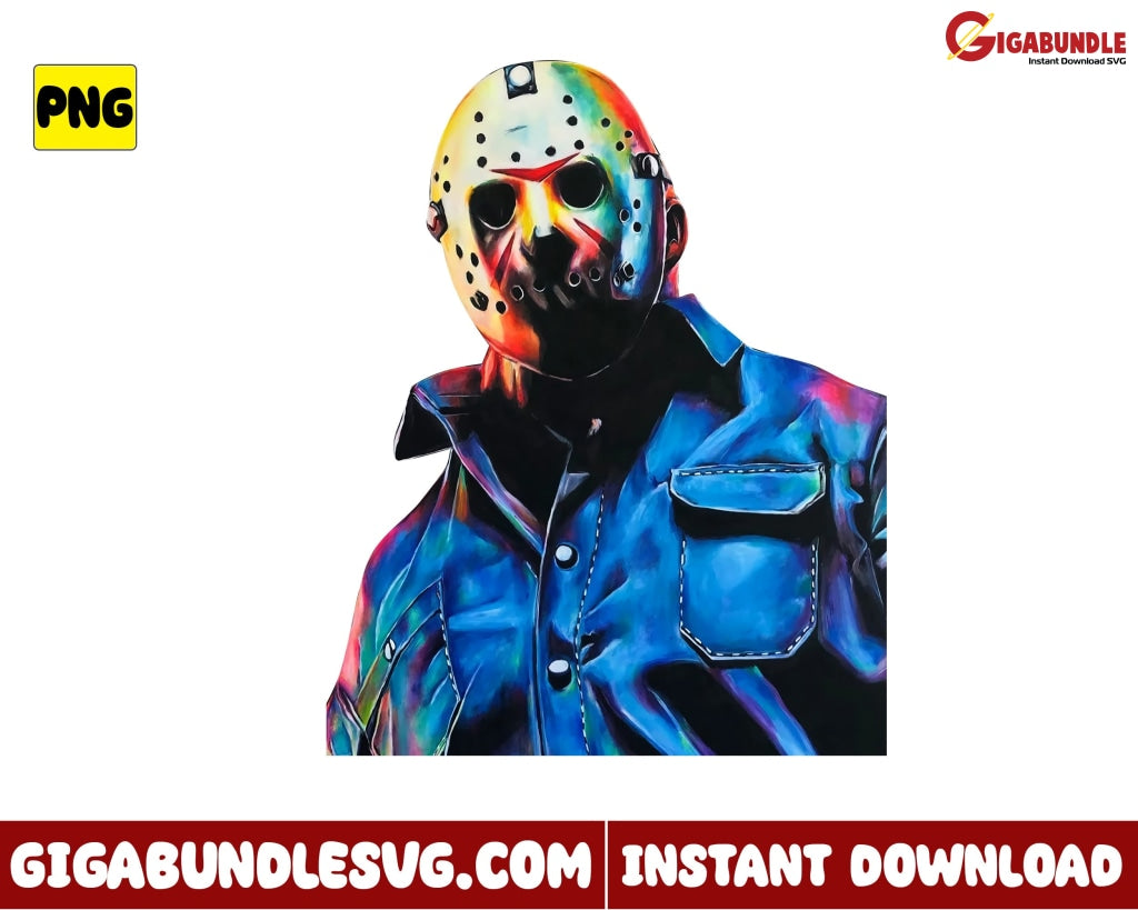 Jason Vorhees Horror Png Movies Character Halloween - Instant Download