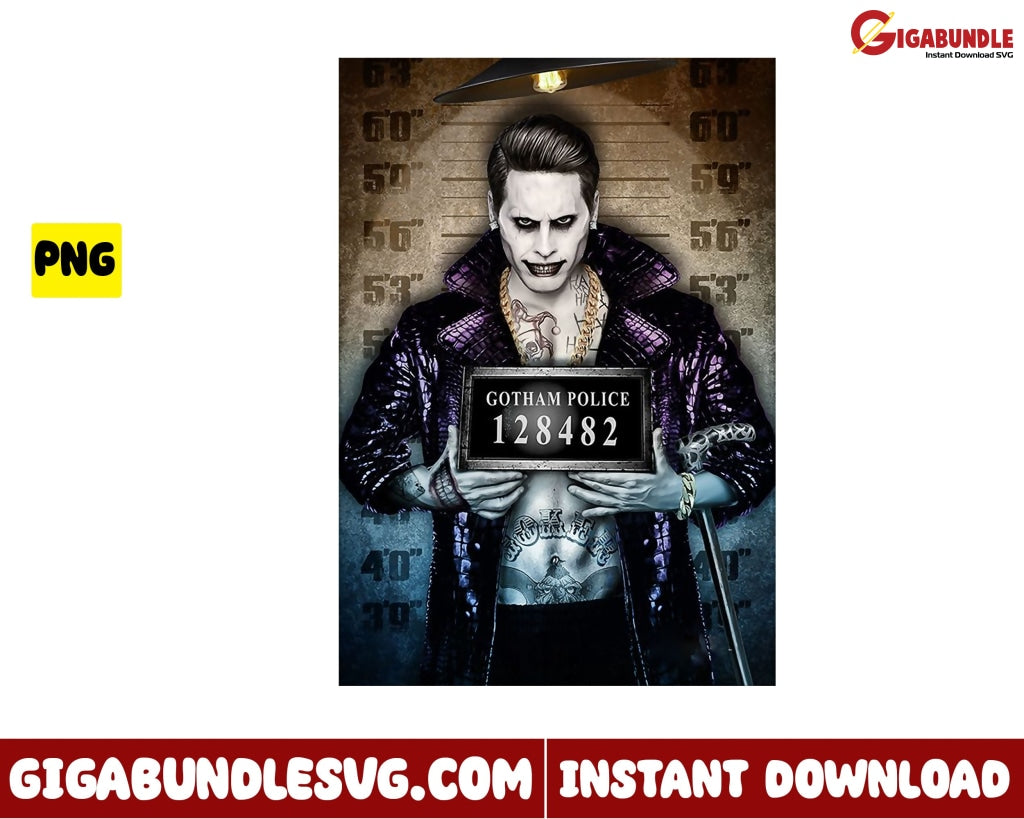 Joker Png Horror Movies Character - Instant Download