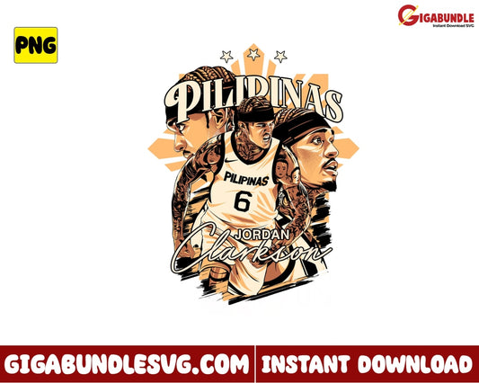 Jordan Clarkson Png Philippines Basketball Nba New Bootleg - Instant Download