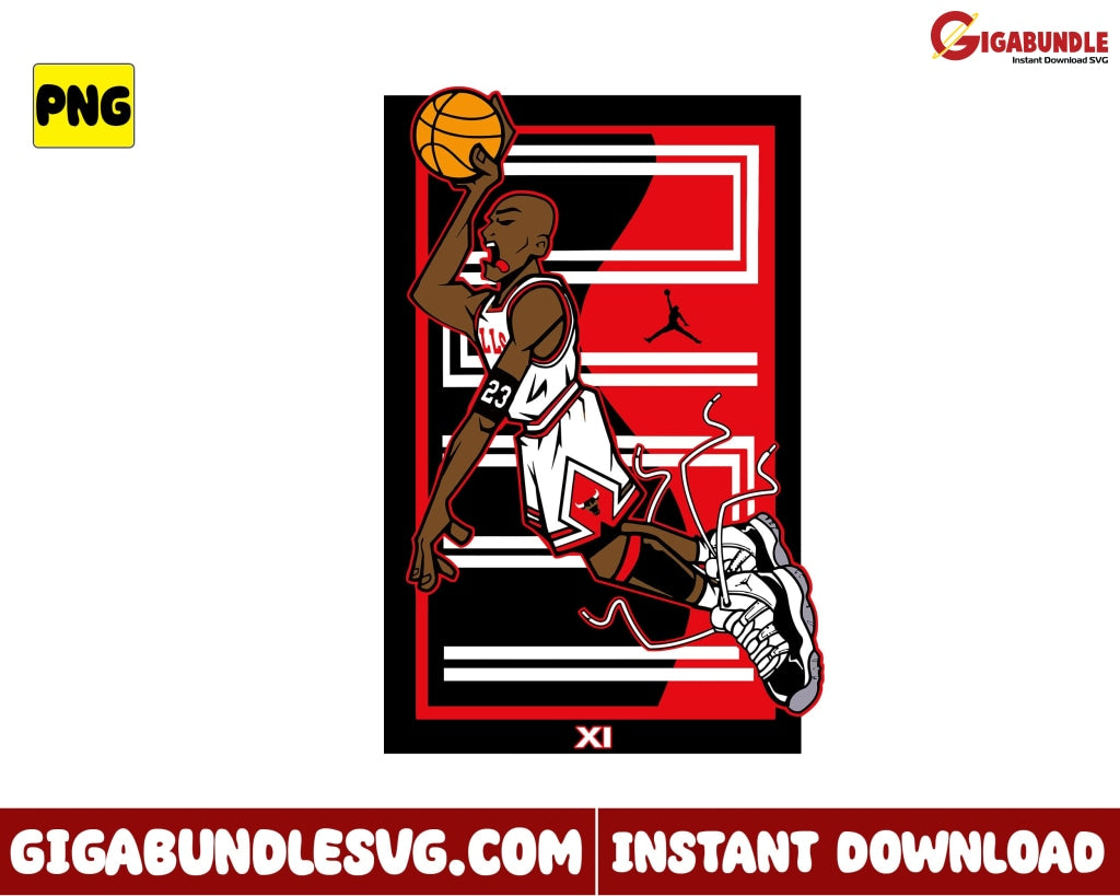 Jordan Dunks Png Michael Basketball Nba New Bootleg - Instant Download